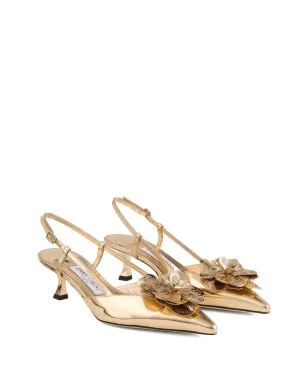 Jimmy Choo ミミ フローラル スリングバック パンプス - サムネイル2