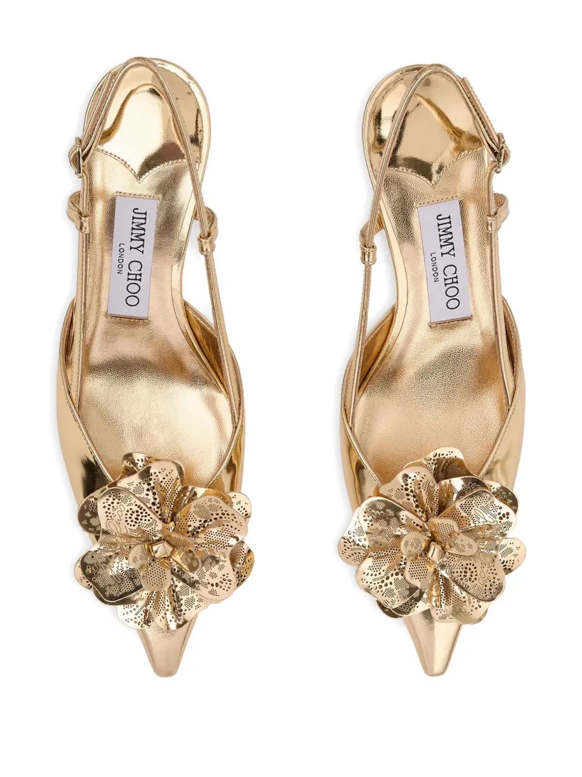 Jimmy Choo ミミ フローラル スリングバック パンプス - 画像3