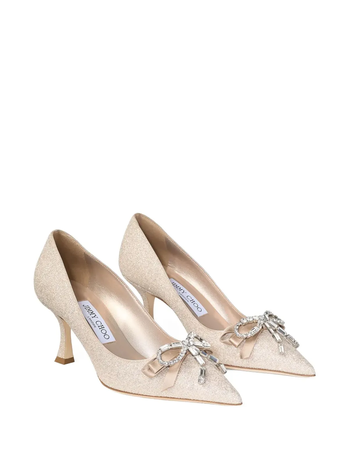 Jimmy Choo Auria ボウ付きパンプス - 画像2