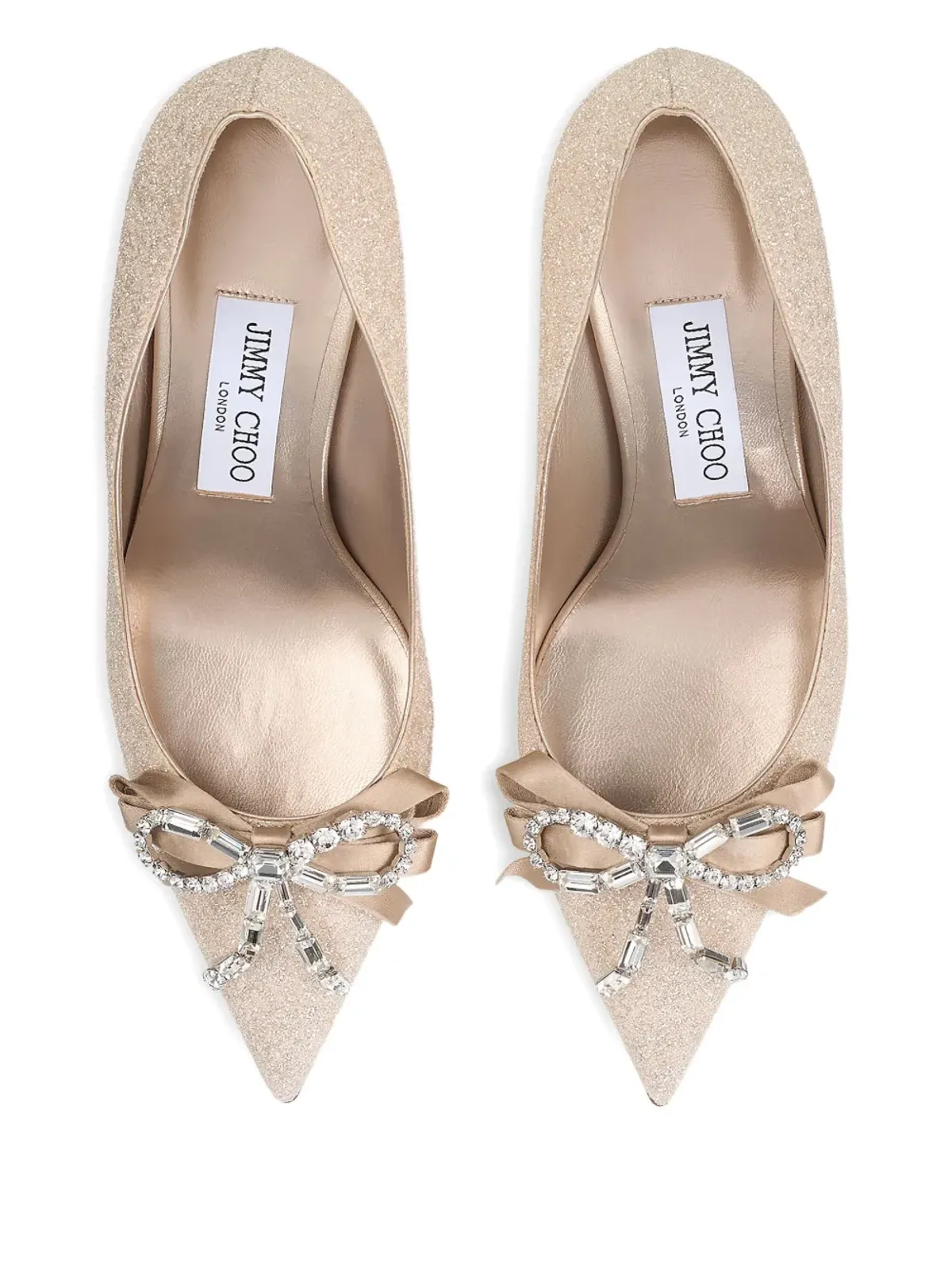 Jimmy Choo Auria ボウ付きパンプス - 画像3