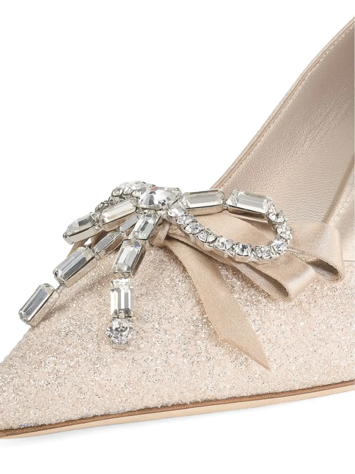 Jimmy Choo Auria ボウ付きパンプス - 画像4