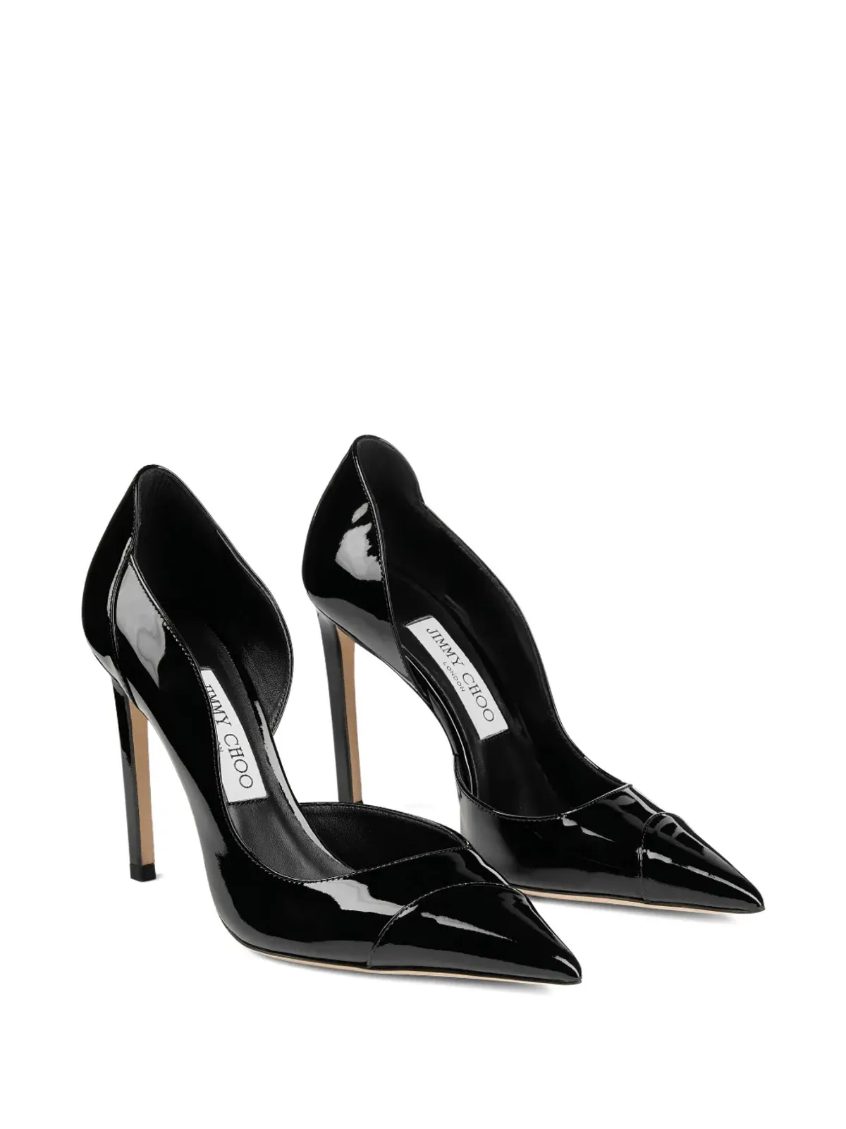 Jimmy Choo ブリジット ポインテッドトゥ パンプス ブラック - 画像2