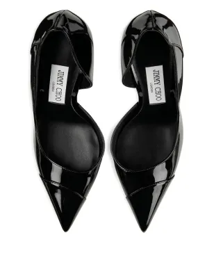 Jimmy Choo ブリジット ポインテッドトゥ パンプス ブラック - サムネイル3