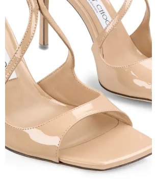 Jimmy Choo AZIA バックル スクエアトゥ サンダル - サムネイル5