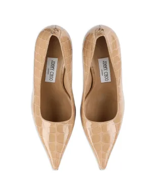 Jimmy Choo イキシア クロコダイルエフェクト パンプス - サムネイル4