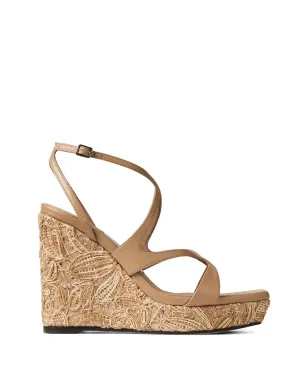 Jimmy Choo Ayla ストラップ付きヒールのエスパドリーユ - サムネイル1