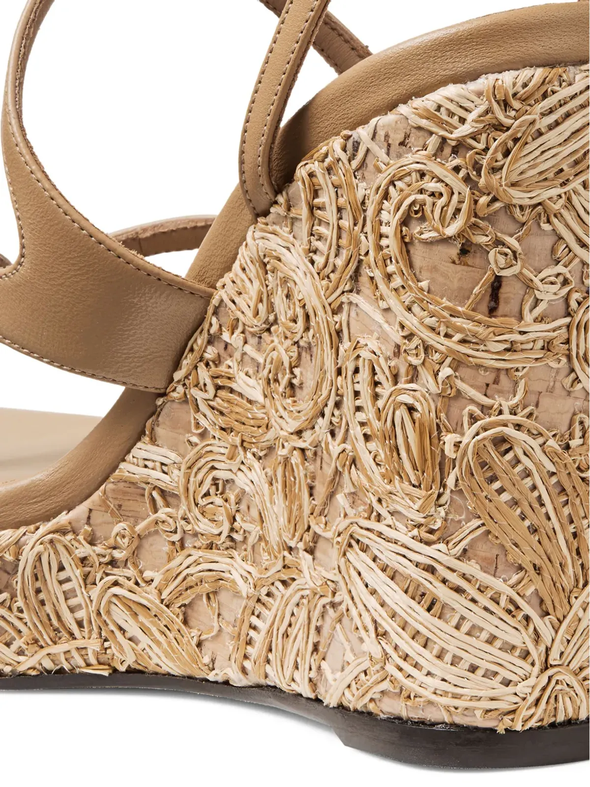 Jimmy Choo Ayla ストラップ付きヒールのエスパドリーユ - 画像5