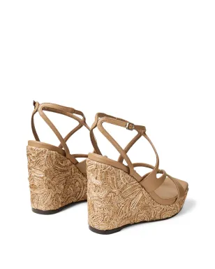 Jimmy Choo Ayla ストラップ付きヒールのエスパドリーユ - サムネイル3
