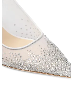 Jimmy Choo Love crystal-embellished pumps - White - サムネイル5