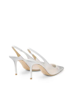 Jimmy Choo Love crystal-embellished pumps - White - サムネイル4