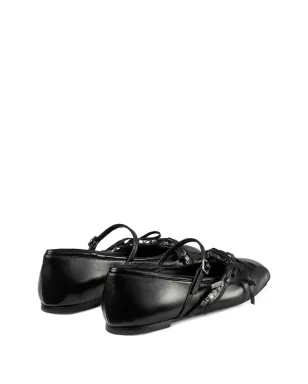 Jimmy Choo ロリ バレエフラット ブラック - サムネイル3