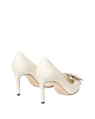 Jimmy Choo ミミ フラワーアップリケ パンプス - サムネイル5