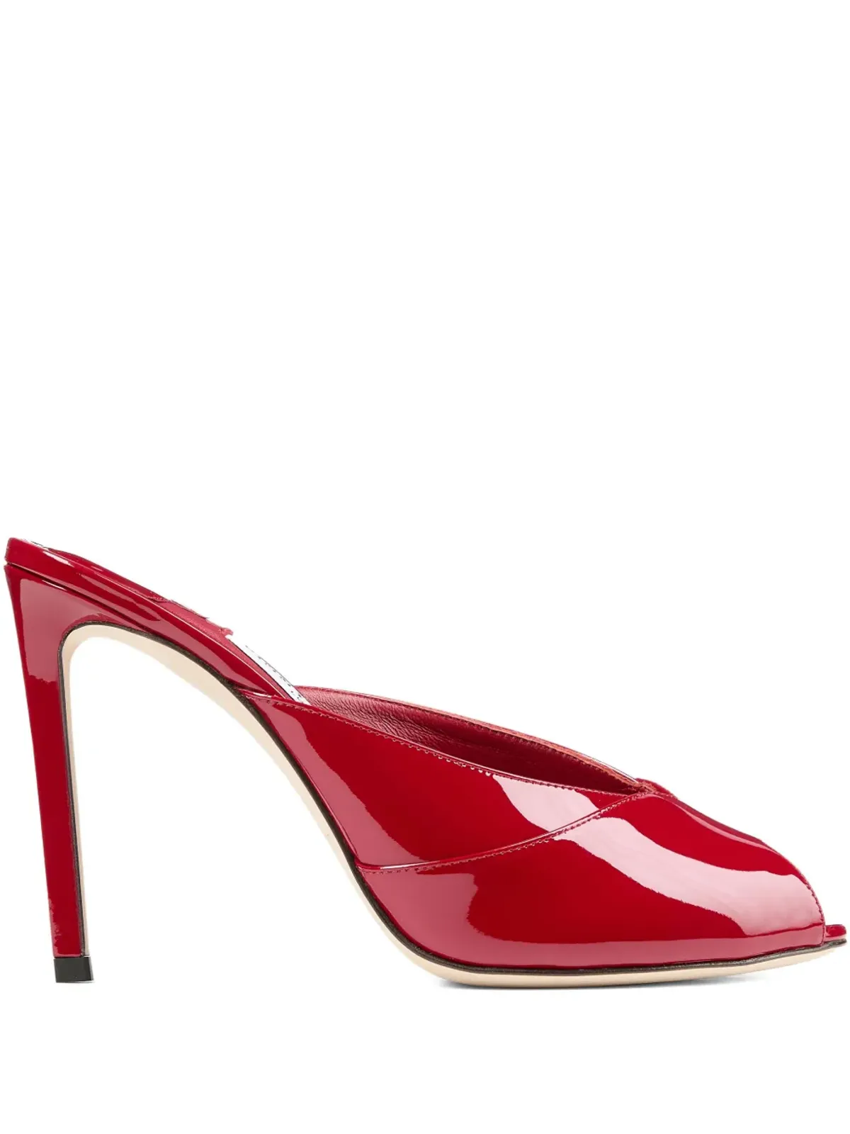 Jimmy Choo ブリジット ピープトゥーミュール - 画像1