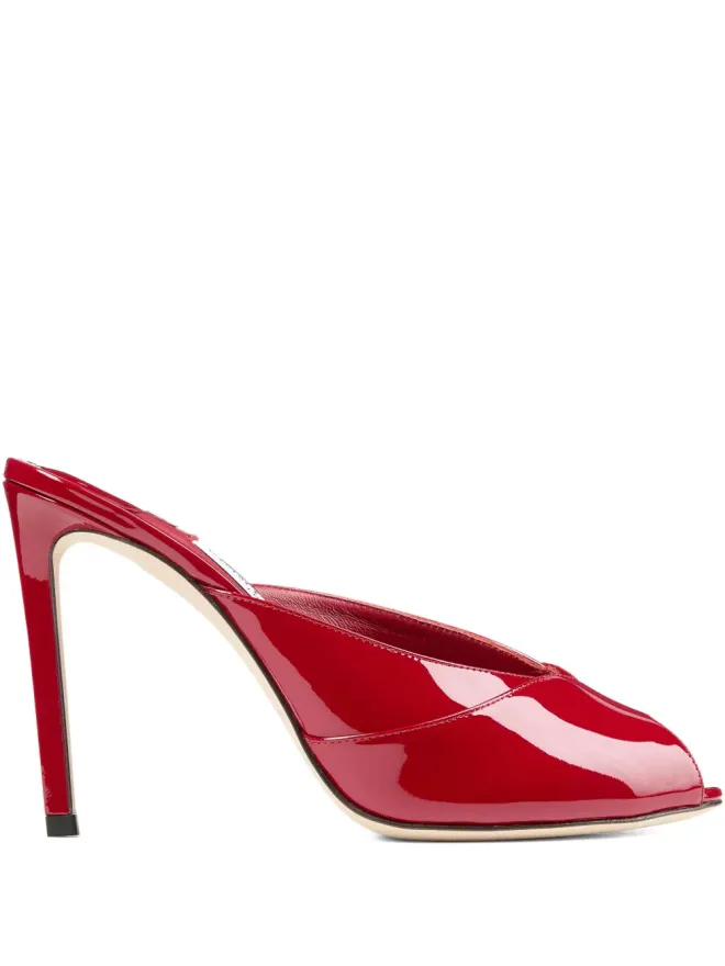 Jimmy Choo Jimmy Choo ブリジット ピープトゥーミュールの商品画像