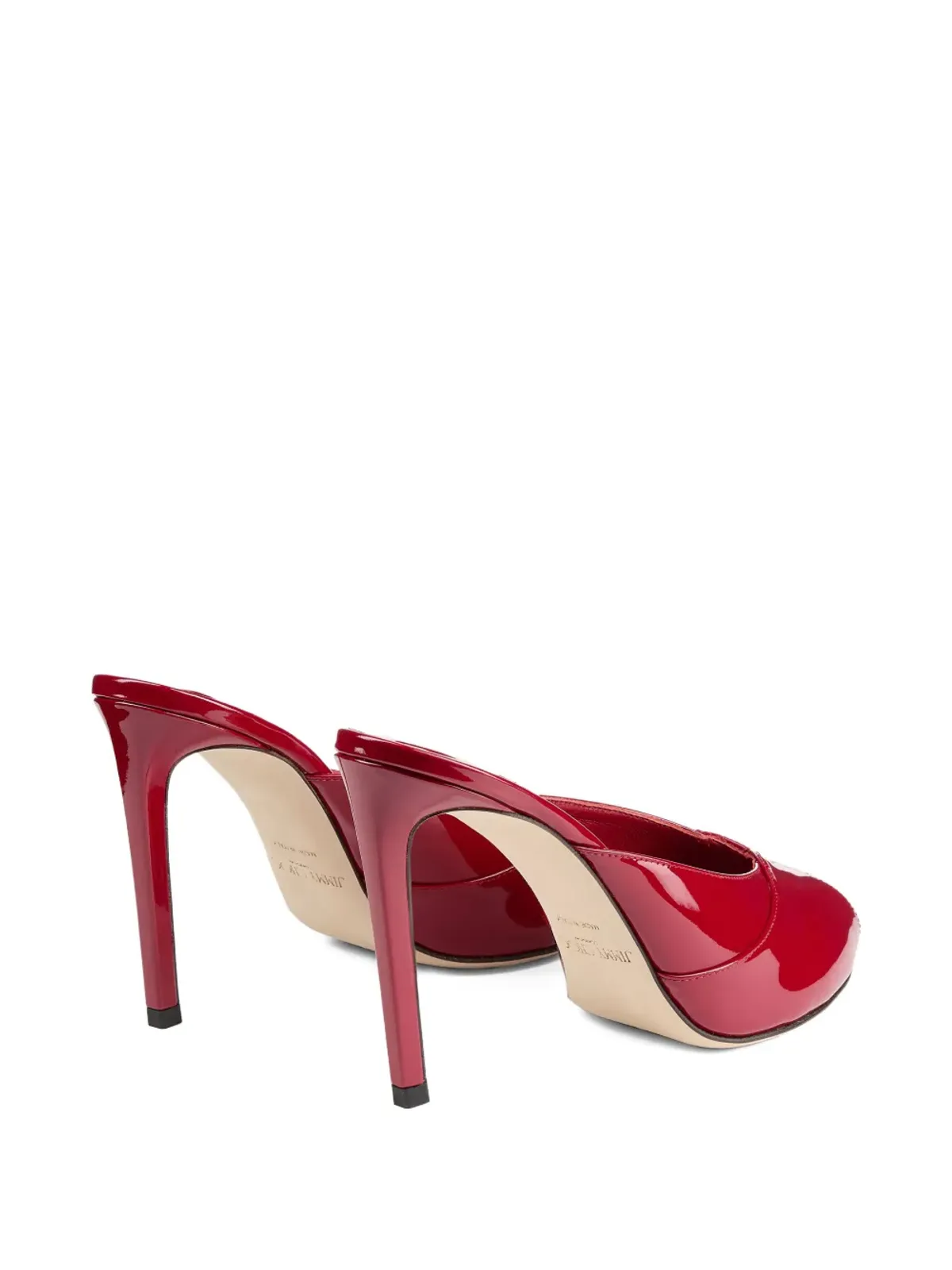 Jimmy Choo ブリジット ピープトゥーミュール - 画像5