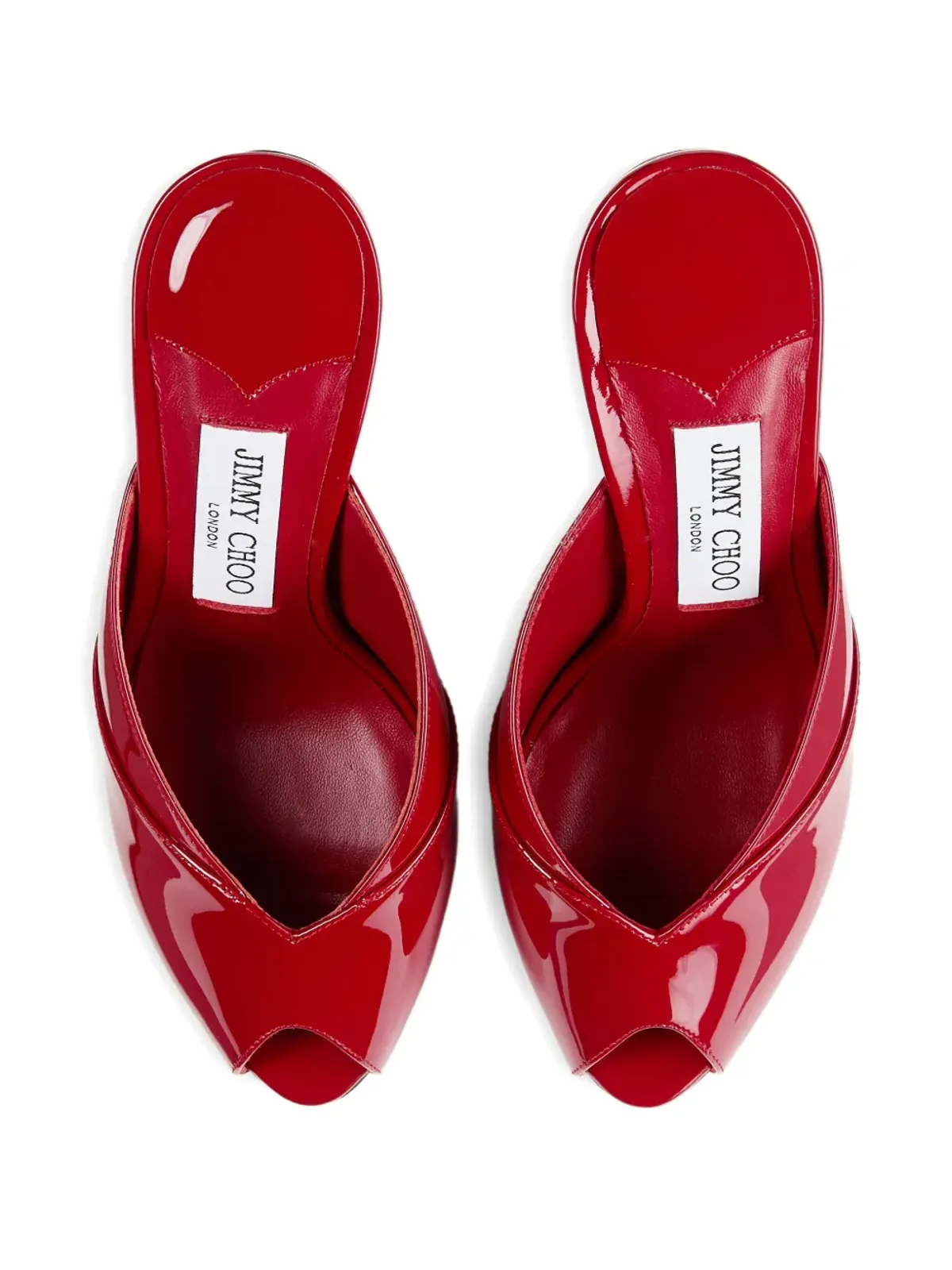 Jimmy Choo ブリジット ピープトゥーミュール - 画像3