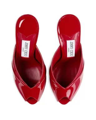 Jimmy Choo ブリジット ピープトゥーミュール - サムネイル3