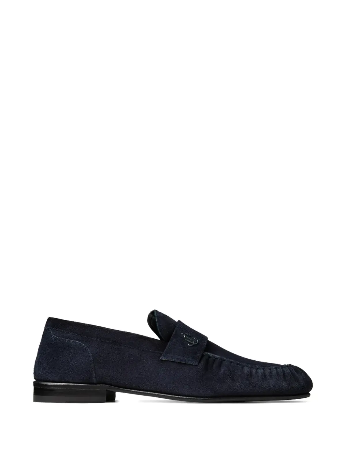 Jimmy Choo Ellis ロゴ入りローファー ブルー - 画像1