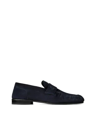 Jimmy Choo Ellis ロゴ入りローファー ブルー - サムネイル1