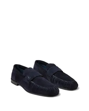 Jimmy Choo Ellis ロゴ入りローファー ブルー - サムネイル2