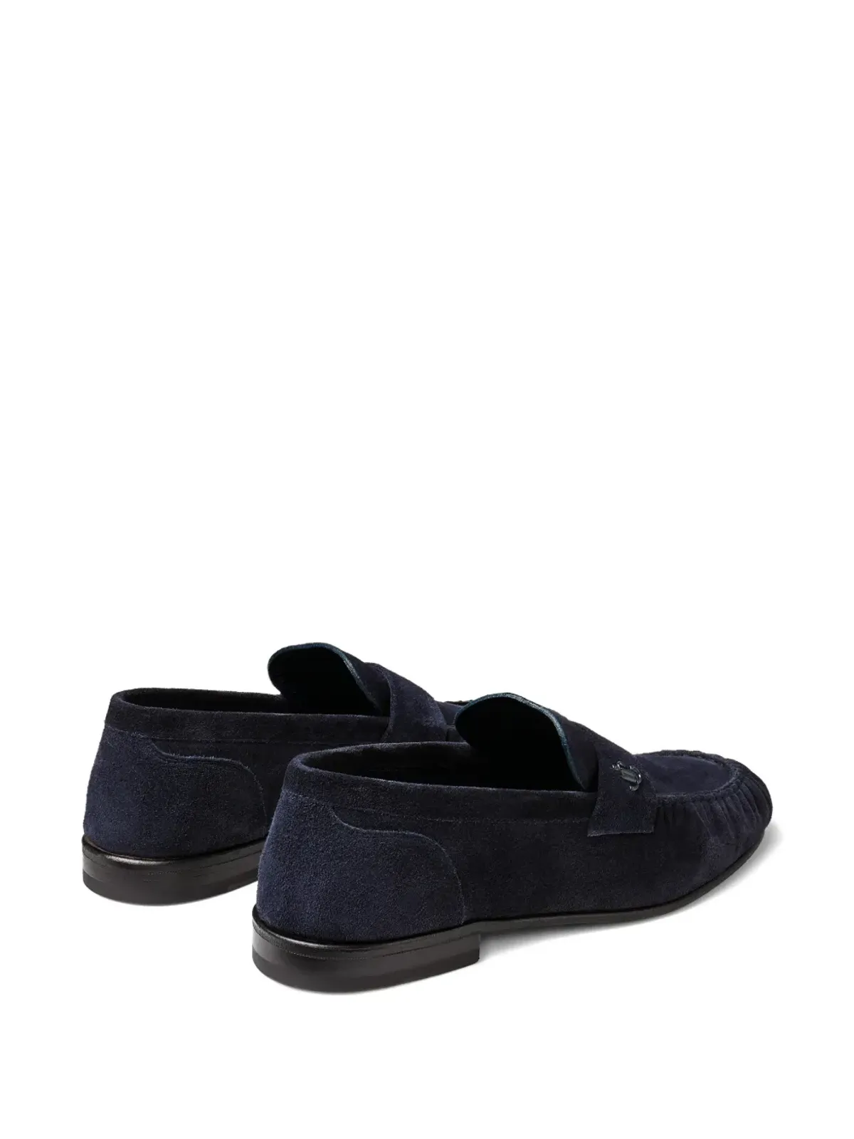 Jimmy Choo Ellis ロゴ入りローファー ブルー - 画像3