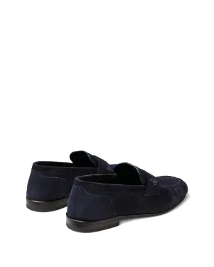 Jimmy Choo Ellis ロゴ入りローファー ブルー - サムネイル3