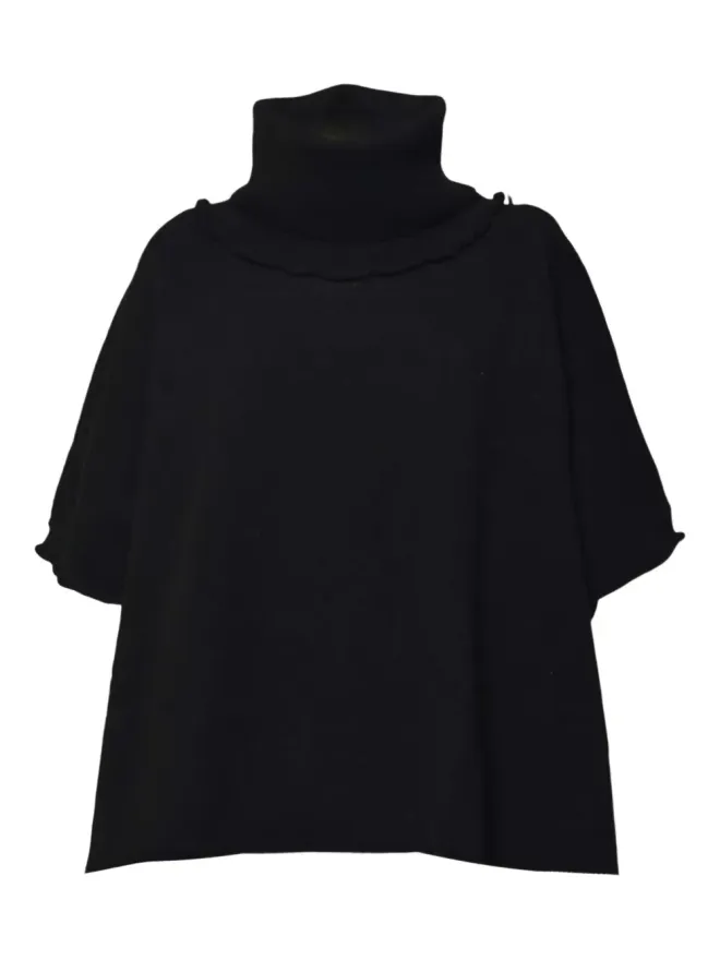 SOLOTRE SOLOTRE ロールネックトップ - ブラックの商品画像