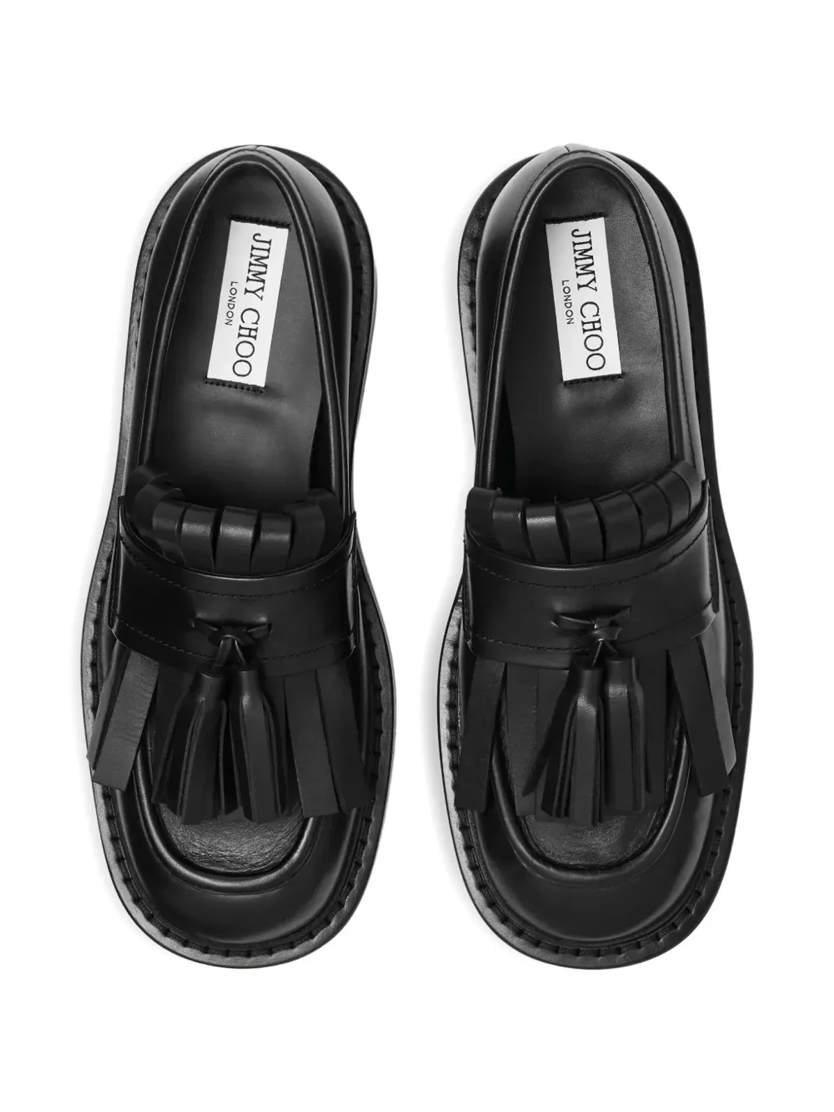 Jimmy Choo フリンジ ローファー - 画像4