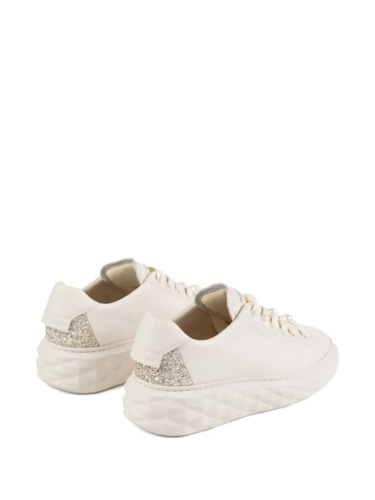 Jimmy Choo ダイヤモンドライト Maxi レザー スニーカー - 画像5