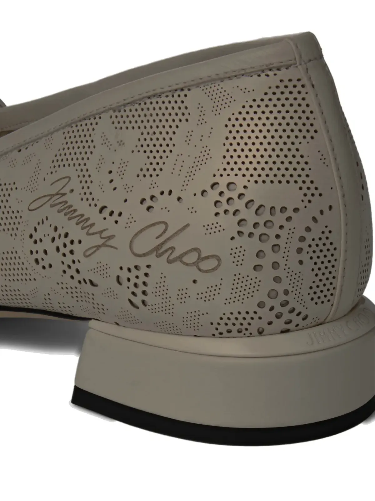 Jimmy Choo エリザ パール レーザーカット バレリーナ - 画像5