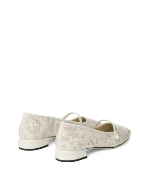 Jimmy Choo エリザ パール レーザーカット バレリーナ - サムネイル3