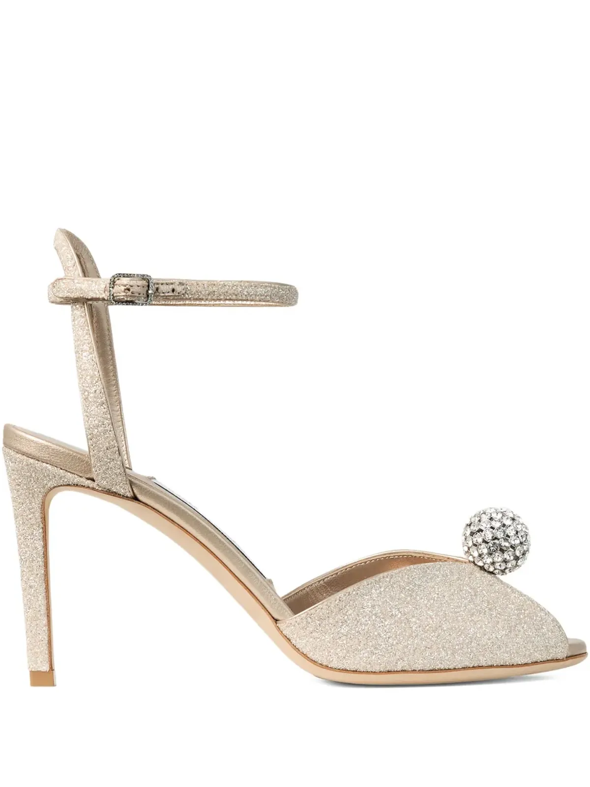Jimmy Choo クリスタル装飾サンダル - 画像1