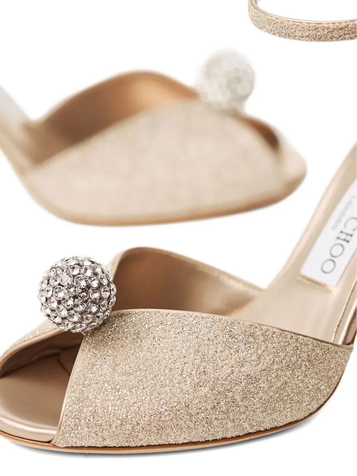 Jimmy Choo クリスタル装飾サンダル - 画像5