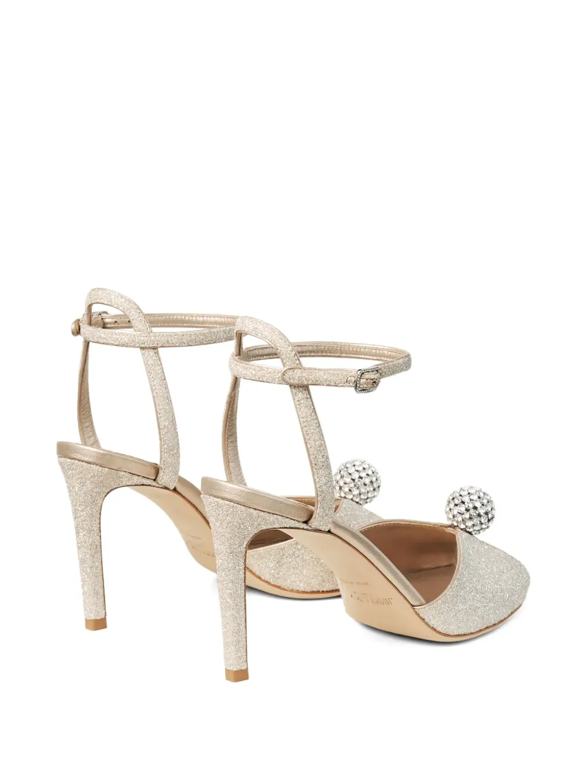 Jimmy Choo クリスタル装飾サンダル - 画像3