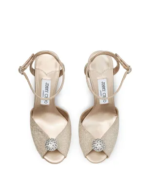 Jimmy Choo クリスタル装飾サンダル - サムネイル4