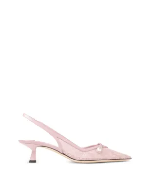 Jimmy Choo Amita レースパールパンプス - サムネイル1