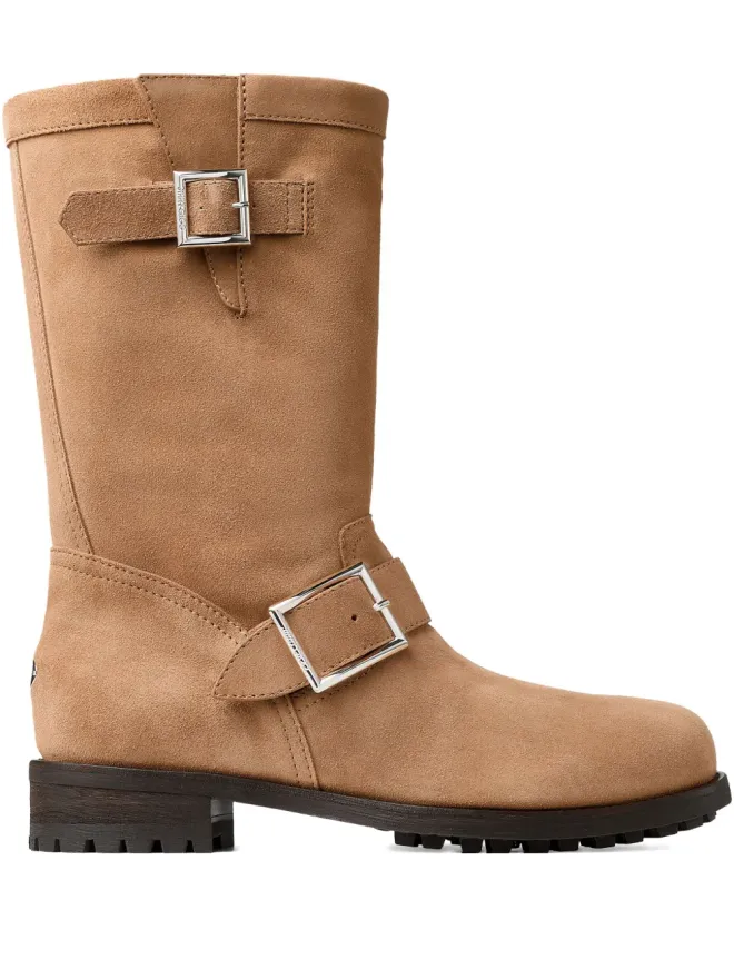 Jimmy Choo Jimmy Choo バックル付きバイカーブーツの商品画像