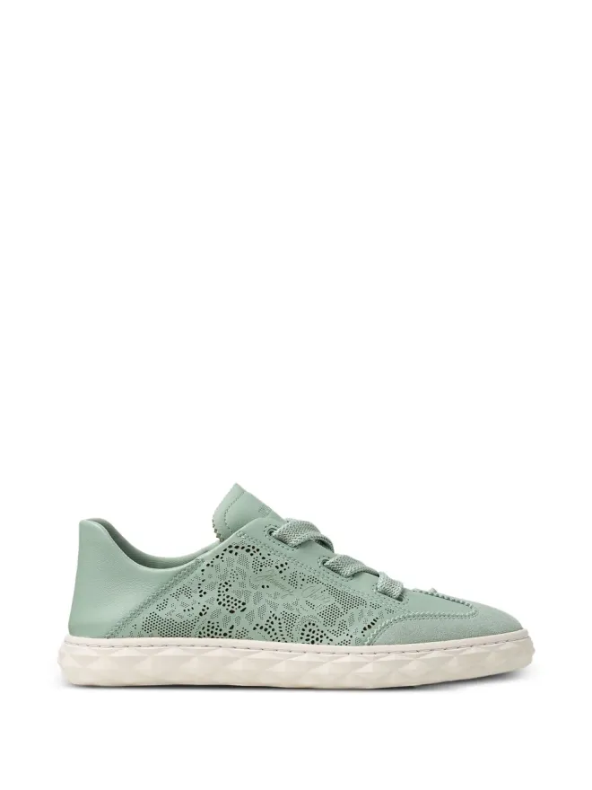Jimmy Choo Jimmy Choo ダイヤモンドフレックス レースアップ レーザーカット スニーカーの商品画像