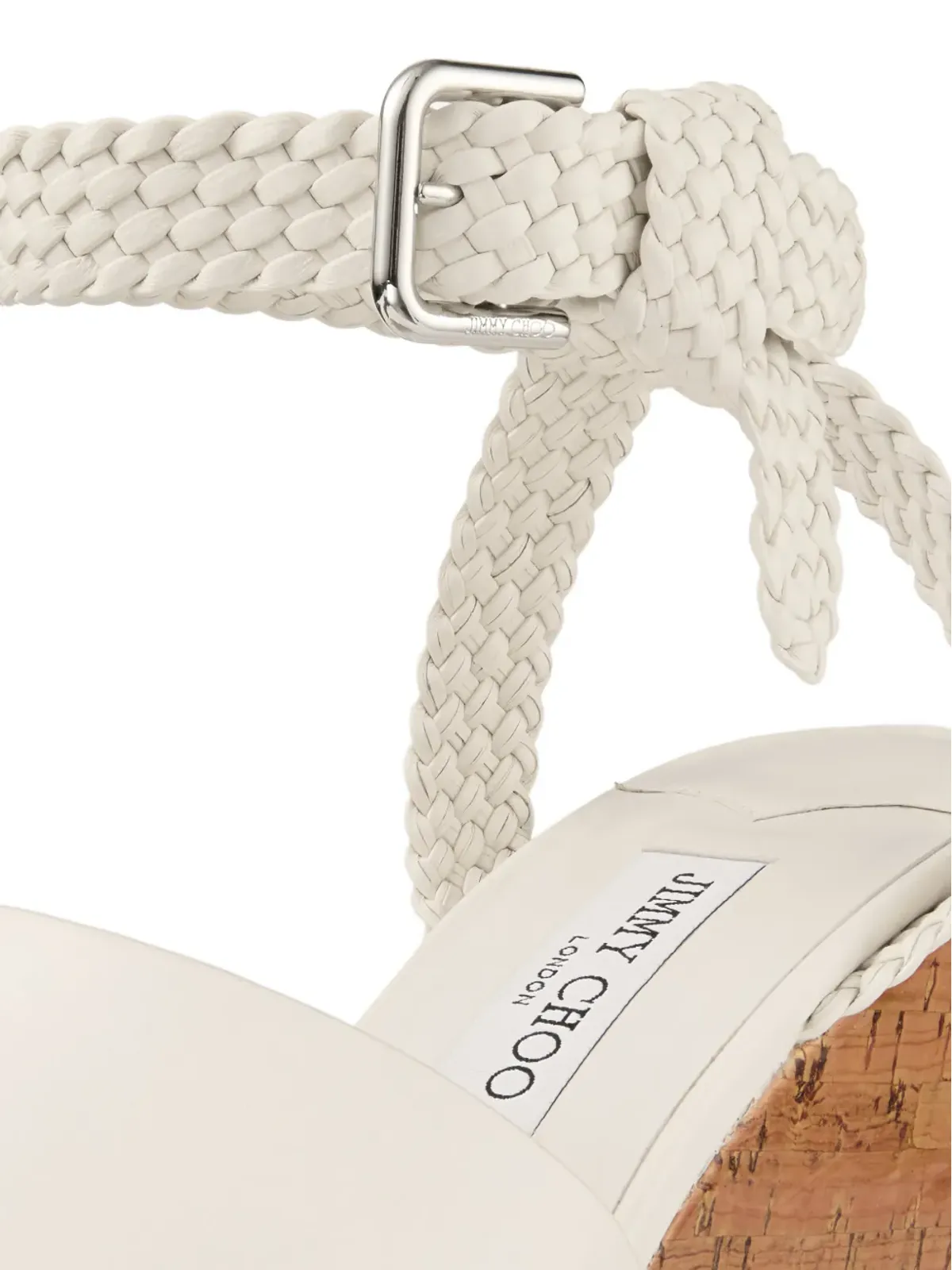 Jimmy Choo ジョリ ブレイドアンクル プラットフォーム サンダル - White - 画像5