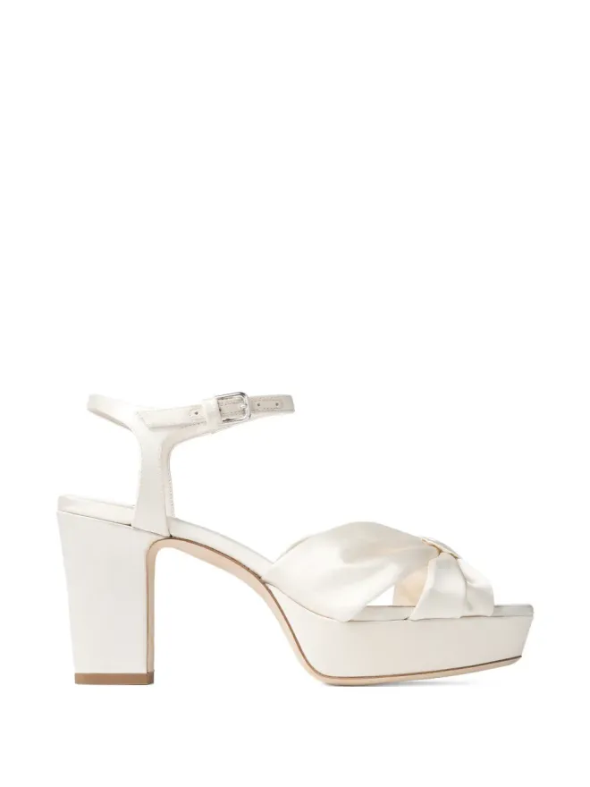 Jimmy Choo Jimmy Choo ノットド ヘロイス プラットフォーム サンダル - Whiteの商品画像