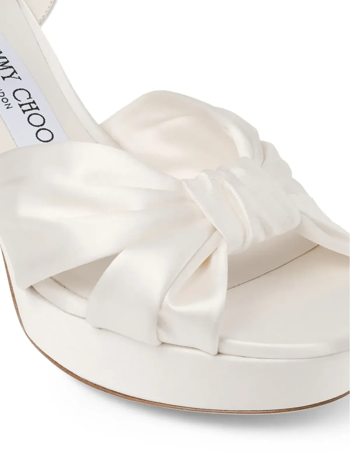 Jimmy Choo ノットド ヘロイス プラットフォーム サンダル - White - 画像5