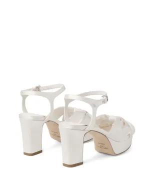 Jimmy Choo ノットド ヘロイス プラットフォーム サンダル - White - サムネイル4