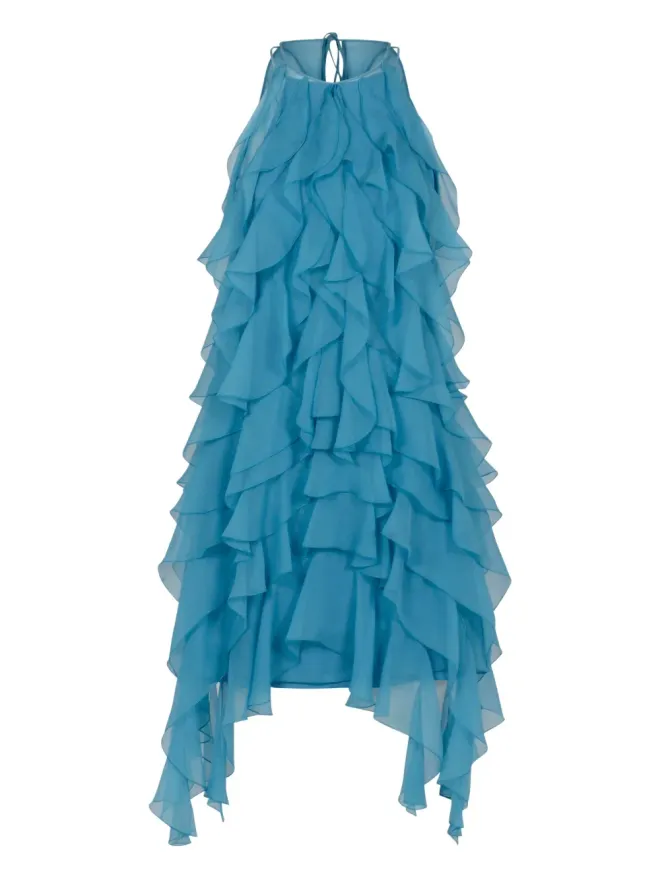 Alberta Ferretti Alberta Ferretti フリル付きミニドレスの商品画像