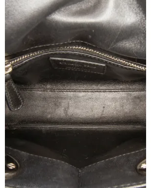 Christian Dior ビンテージ 2015 ミニ パテントレザー スパンコール レディディオール サッチェル ピンク - サムネイル5