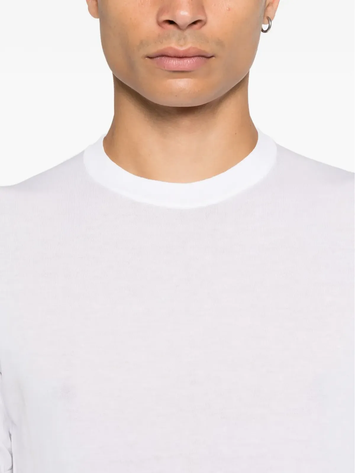 Doriani Cashmere 白の半袖Tシャツ - 画像5