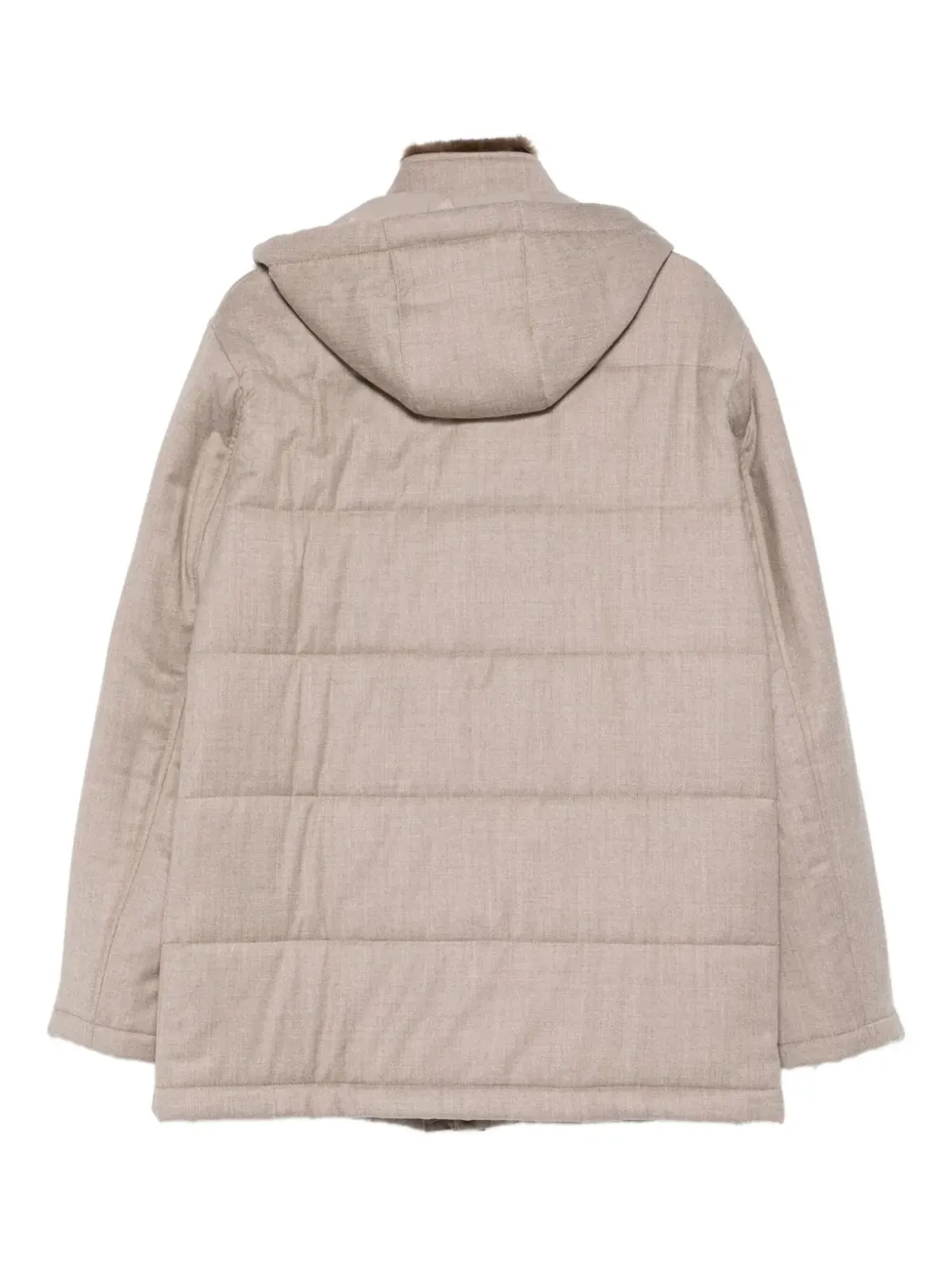 Doriani Cashmere 中綿入りフード付きジャケット - 画像2