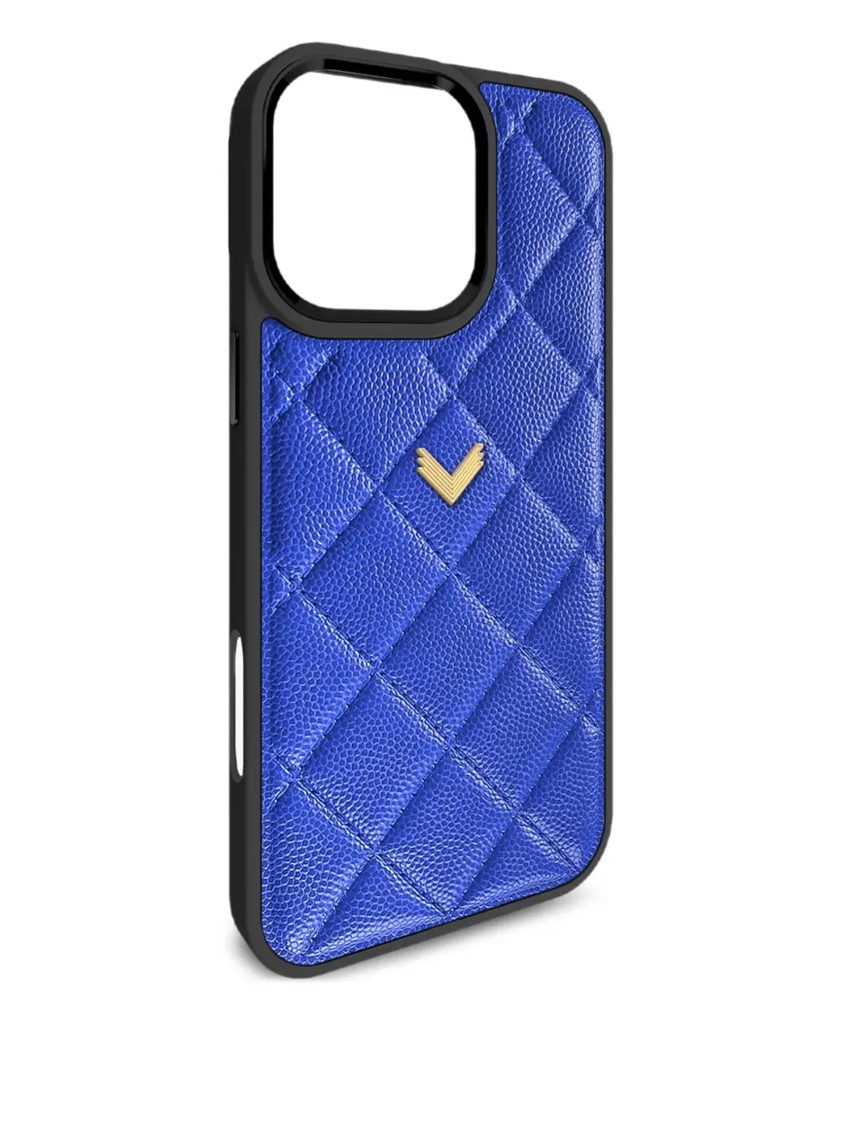 VELANTE キルテッド iPhone 16 Pro ケース - ブルー - 画像2
