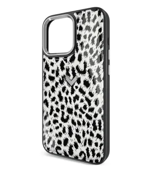 VELANTE パンサー柄 iPhone 16 ケース - ホワイト - サムネイル2