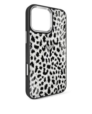 VELANTE パンサー柄 iPhone 16 ケース - ホワイト - サムネイル3