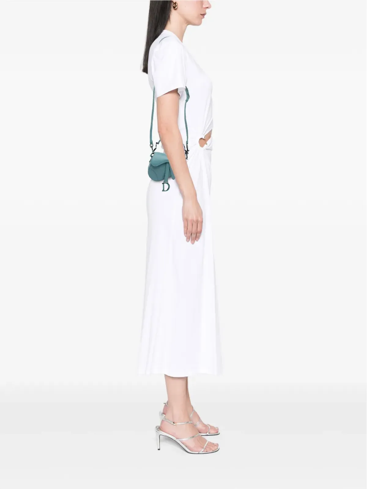 Christian Dior ビンテージ ゴートスキン サドルバッグ - 画像2